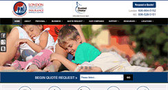 Desktop Screenshot of londoninsuranceagency.com